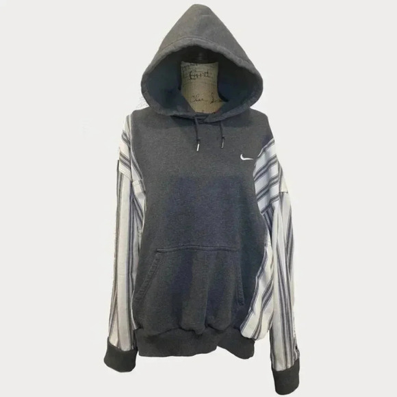 UPCYCLED Nike‎ Hoodie - Picture 1 of 4